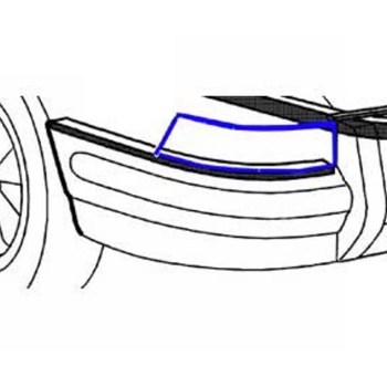 Porsche Tail Light Seal - Left