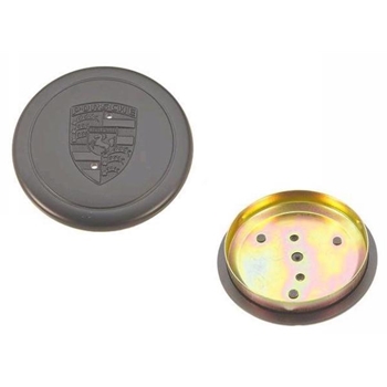 Porsche Wheel Center Cap - Black Original