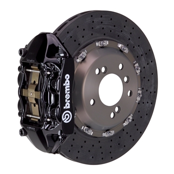 Porsche Brembo GT CCM-R 360x28 CCM-RCalipers 4 Piston Drilled Rear Big Brake Kit - Black Calipers