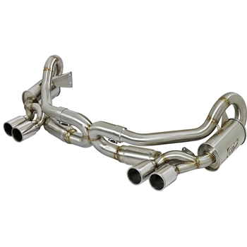 Porsche MACH Force-Xp 2-1/2 in 304 Stainless Steel Cat-Back Exhaust w/Polished Tips