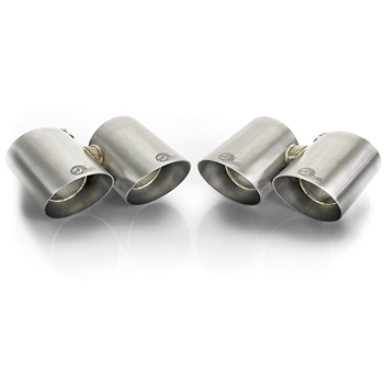 Porsche MACH Force-Xp Exhaust Tip Brushed Finish