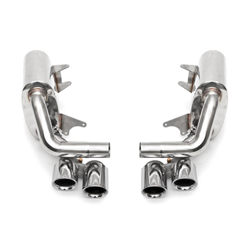 Porsche 991 Carrera Maxflo Performance Side Exhaust System w/ 3.8L S / 3.4L PSE Tips - Polished Chrome