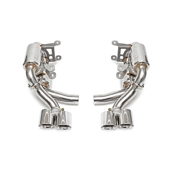 Porsche 997 Carrera Supercup Exhaust System w/ Tips - Polished Chrome