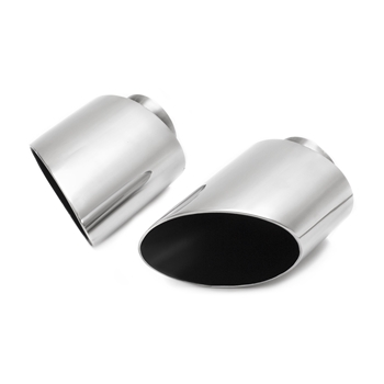 Porsche 993 Carrera Single Wall Oval Bolt-On Tips - Polished Finish - Narrow Body