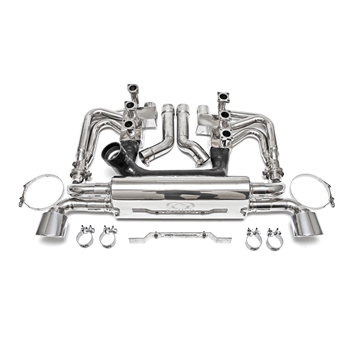 Porsche 964 Carrera RSR Header Muffler Kit with Heat w/ Competition Muffler Outlets and Sport Cats