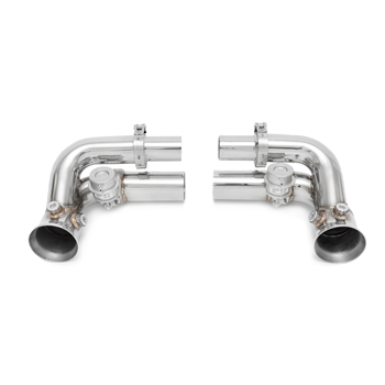 Porsche 991 GT3 Side Muffler Bypass Pipes - Valved