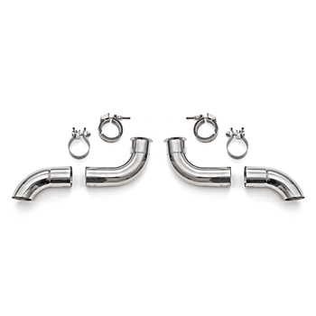 Porsche 996 GT3 Competition Muffler Outlets with Adjustable Turndowns