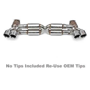 Porsche 991.2 Turbo Supersport Street X-Pipe Exhaust (No Tips