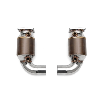 Porsche 991 Turbo 200-cell HJS Sport Cats (Direct replacement. Works with factory muffler)