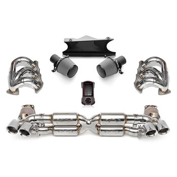 Porsche 997.2 Turbo Supersport Performance Package with Accessport w/ Tips - Black Chrome