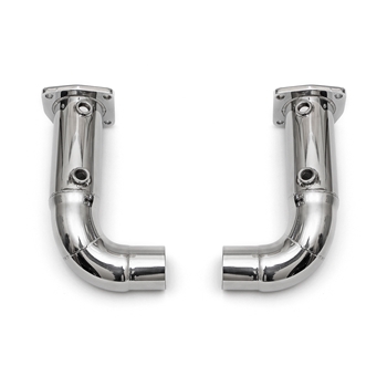 Porsche 997.2 Turbo Catbypass Pipes (Direct replacement. Works with factory muffler)