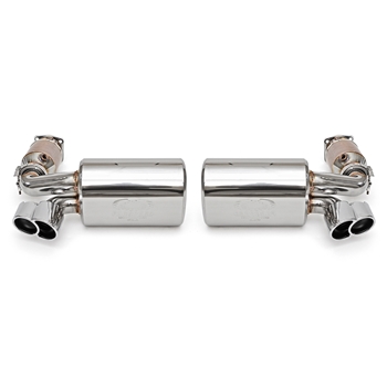 Porsche 996 Turbo Maxflo Performance Exhaust System incl. Sport Cats (Sport) w/ Tips - X-50