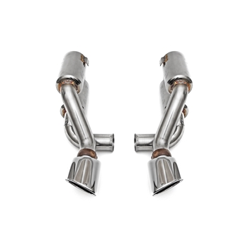 Porsche 993 Turbo / Turbo S Supercup Exhaust System w/ Tips - Polished Chrome