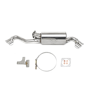 Porsche 911 Turbo 930 Dual Outlet Maxflo Performance Exhaust System w/ Quad Style Tip - Polished Chrome