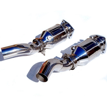 Porsche 997.2 GT2RS Muffler Bypass Exhaust System incl. Sport Cats w/ Tips - GT2 Style