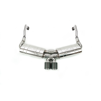 Porsche 981 Boxster/Cayman Maxflo Performance Exhaust System w/ Tips - Polished Chrome