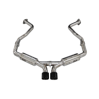 Porsche 981 Boxster/Cayman Supercup Race Exhaust System w/ Tips - Black Chrome