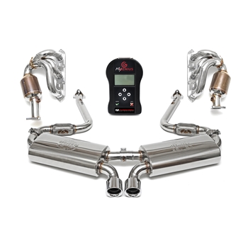 Porsche 986 Boxster Performance Package without ECU (2000-2004) w/ Tips - Polished Chrome