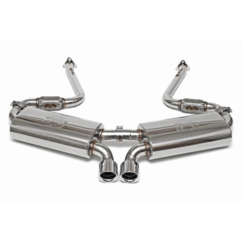 Porsche 986 Boxster Maxflo Performance Exhaust System w/ Carbon Fiber Tips (2000-2004)