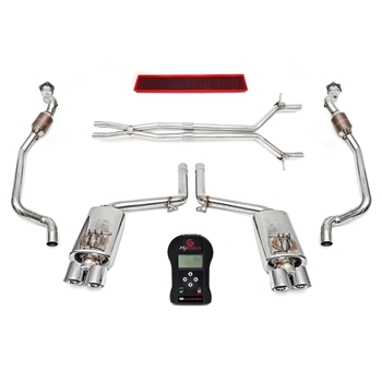 Porsche 970 Panamera Turbo Sport Performance Package without ECU w/ Tips- Polished Chrome