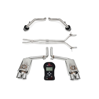 Porsche 970 Panamera S Sport Performance Package without ECU Tune w/ Tips - Polished Chrome