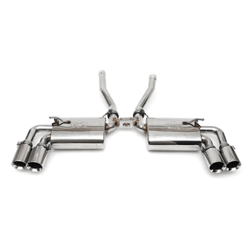 Porsche 958 Cayenne Turbo Maxflo Performance Exhaust System w/ Tips - Polished Chrome