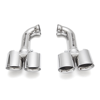 Porsche 958 Cayenne V6 Deluxe Tips (for PSE) - Polished Chrome