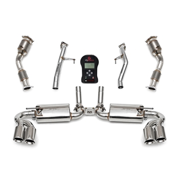 Porsche 957 Cayenne Turbo Sport Performance Package without ECU w/ Tips - Polished Chrome