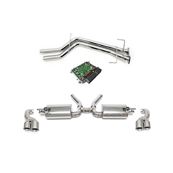 Porsche 957 Cayenne V6 Sport Performance Package without ECU w/ Tips - Polished Chrome