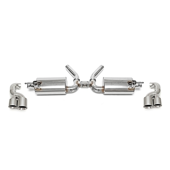 Porsche 957 Cayenne V6 Maxflo Performance Exhaust System w/ Tips - Polished Chrome