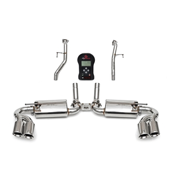 Porsche 955 Cayenne S Sport Performance Package without ECU w/ Tips - Polished Chrome