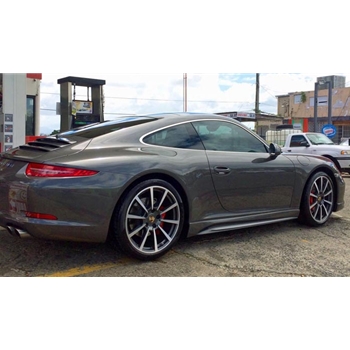 Porsche V-Sport Side Skirts FRP Black (Narrow Body 2012-2016 Non-Turbo)