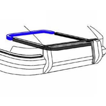 Porsche Engine Compartment Seal Front - Short