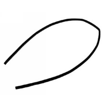 Porsche Velvet Upper Door Felt Seal Left - Coupe