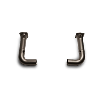 Porsche 997 Turbo Exhaust Link-pipe Set (Titanium)