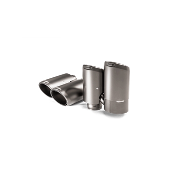 Porsche Cayenne Muffler Tail Pipe Tips Set (Titanium)