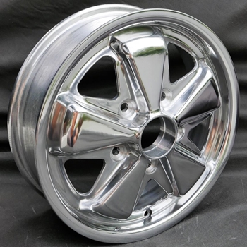 Porsche Fuchs  Fully Polished - 4.5x15 - 356 C/SC, 911 -1989, 912 - Maxilite