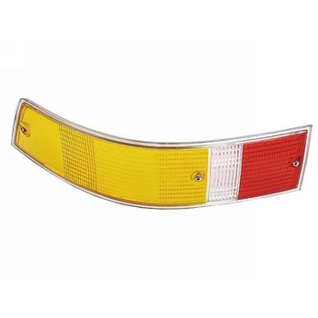 Porsche Tail Light Lens  Left Euro Silver Trim