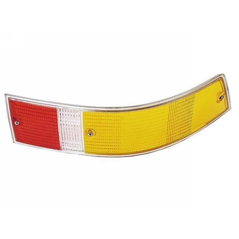 Porsche Tail Light Lens  Right Euro Silver Trim
