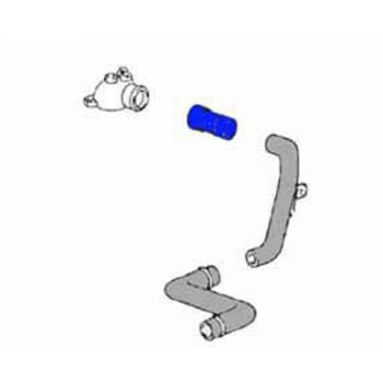 Porsche Cooling Hose Head Fitting To Metal Pipe