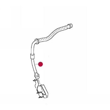 Porsche Cayenne Front Brake Hose Line - Stock
