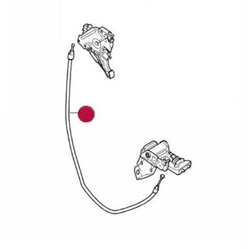 Porsche Hand Brake Cable - Front