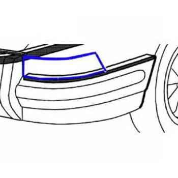 Porsche Rear Tail light Seal Right