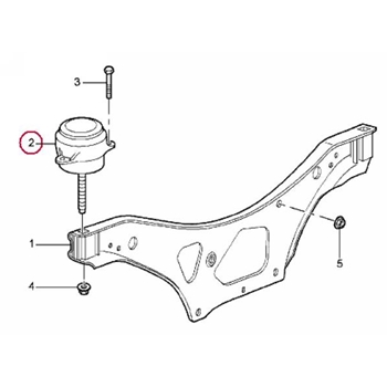 Porsche Motor Mount - For Cabriolet