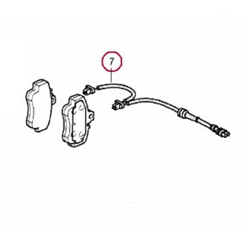 Porsche Brake Wear Sensor - Front Right