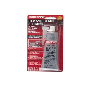 Sealing Compound - Loctite RTV 598 Black Silicone Gasket Maker (80 ml. Tube) - 37467