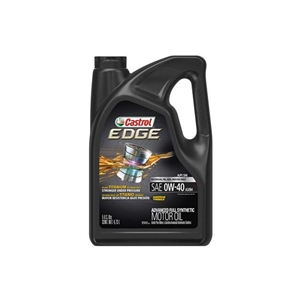 Engine Oil - Castrol Edge A3/B4 - 0W-40 Synthetic (5 Quart) - 15B5FC