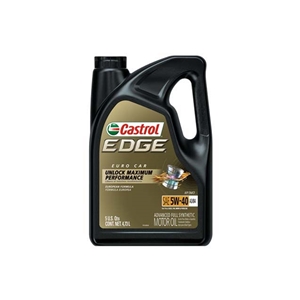Engine Oil - Castrol Edge A3/B4 - 5W-40 Synthetic (5 Quart) - 15D934