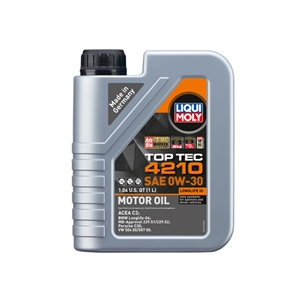 Engine Oil - Liqui Moly Top Tec 4210 - 0W-30 Synthetic (1 Liter) - 22156