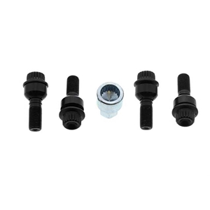 Wheel Lock Set - Black (50 mm Bolts) - 971698030